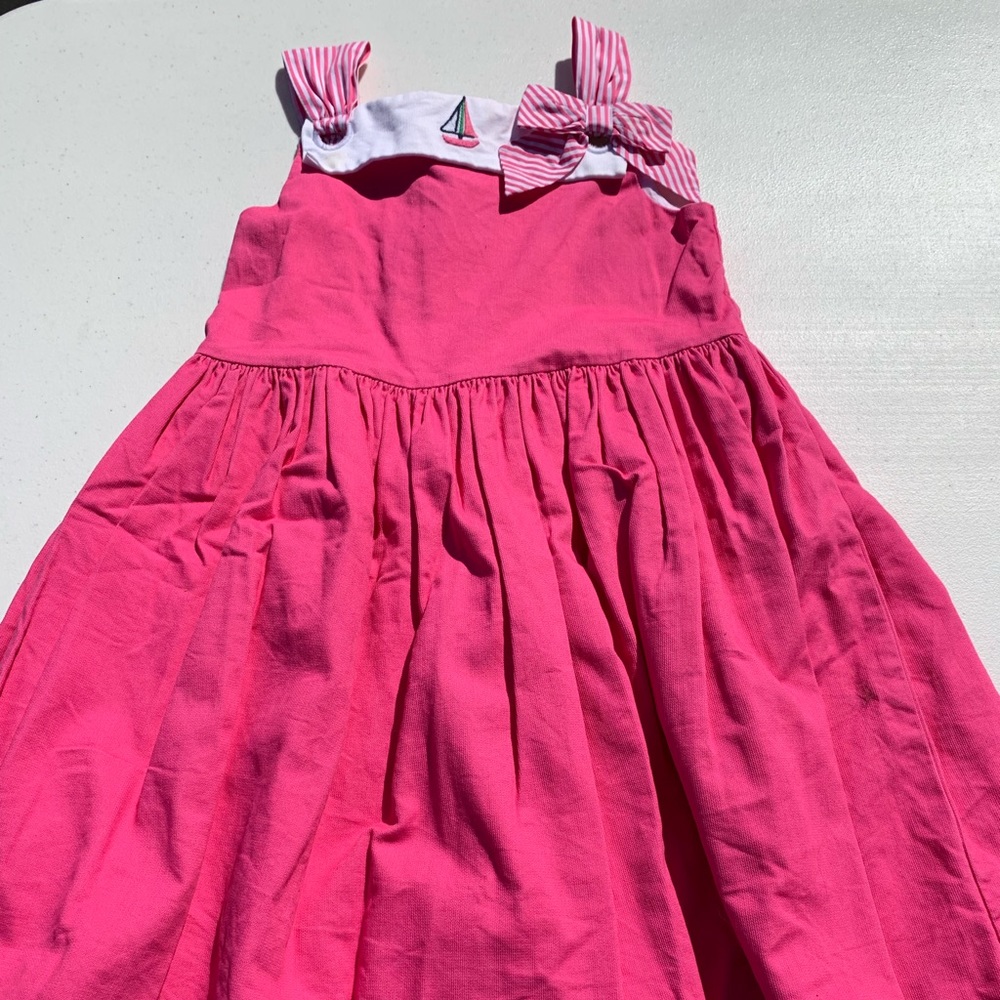 Janie and Jack hot pink, size 4, dress